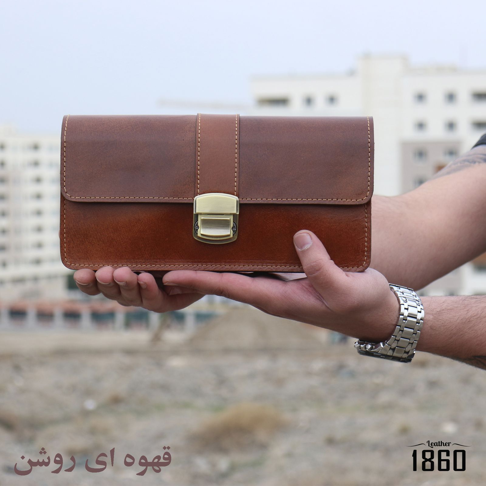 کیف دستی مردانه 1860 مدل 211G -  - 11