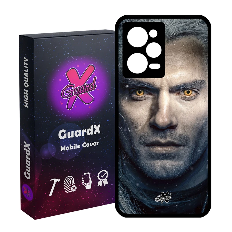 کاور گارد ایکس طرح Witcher مدل Glass10177 مناسب برای گوشی موبایل شیائومی Redmi Note 12 Pro 5G/Poco X5 Pro 5G/Note 12 Pro Pro speed