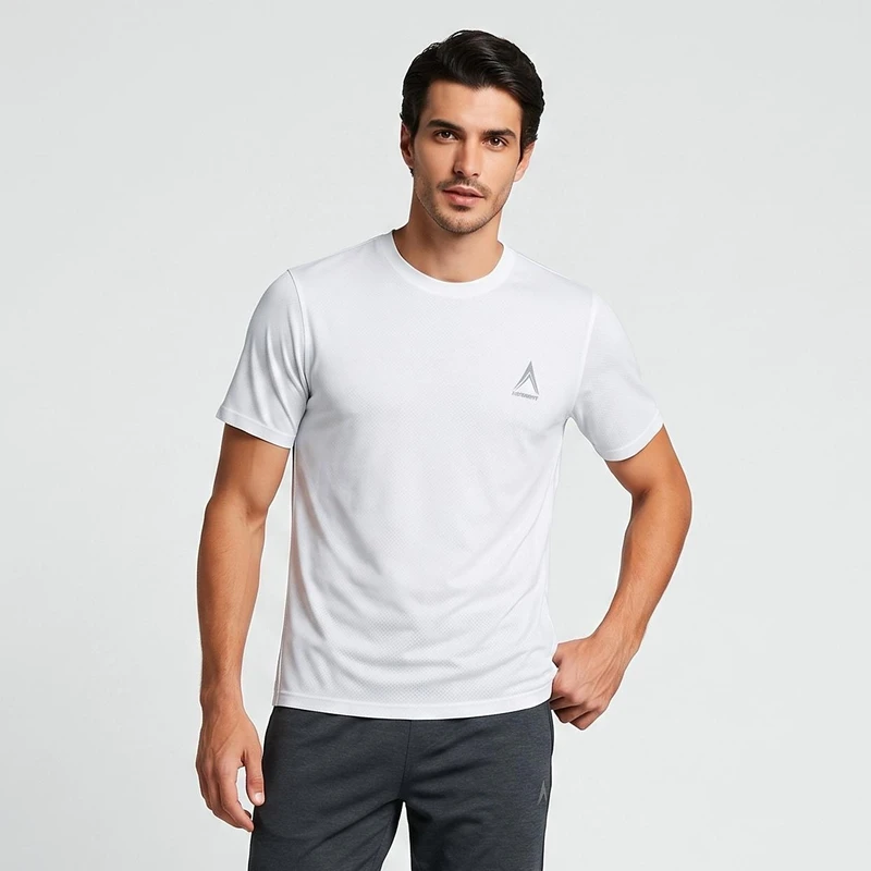 تی شرت ورزشی آستین کوتاه مردانه رادیس فیت مدل Dri-Fit W1