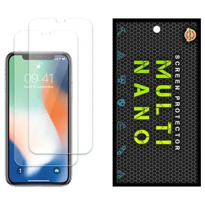 Multi Nano X-S2N Screen Protector For Apple iPhone X Pack of 2