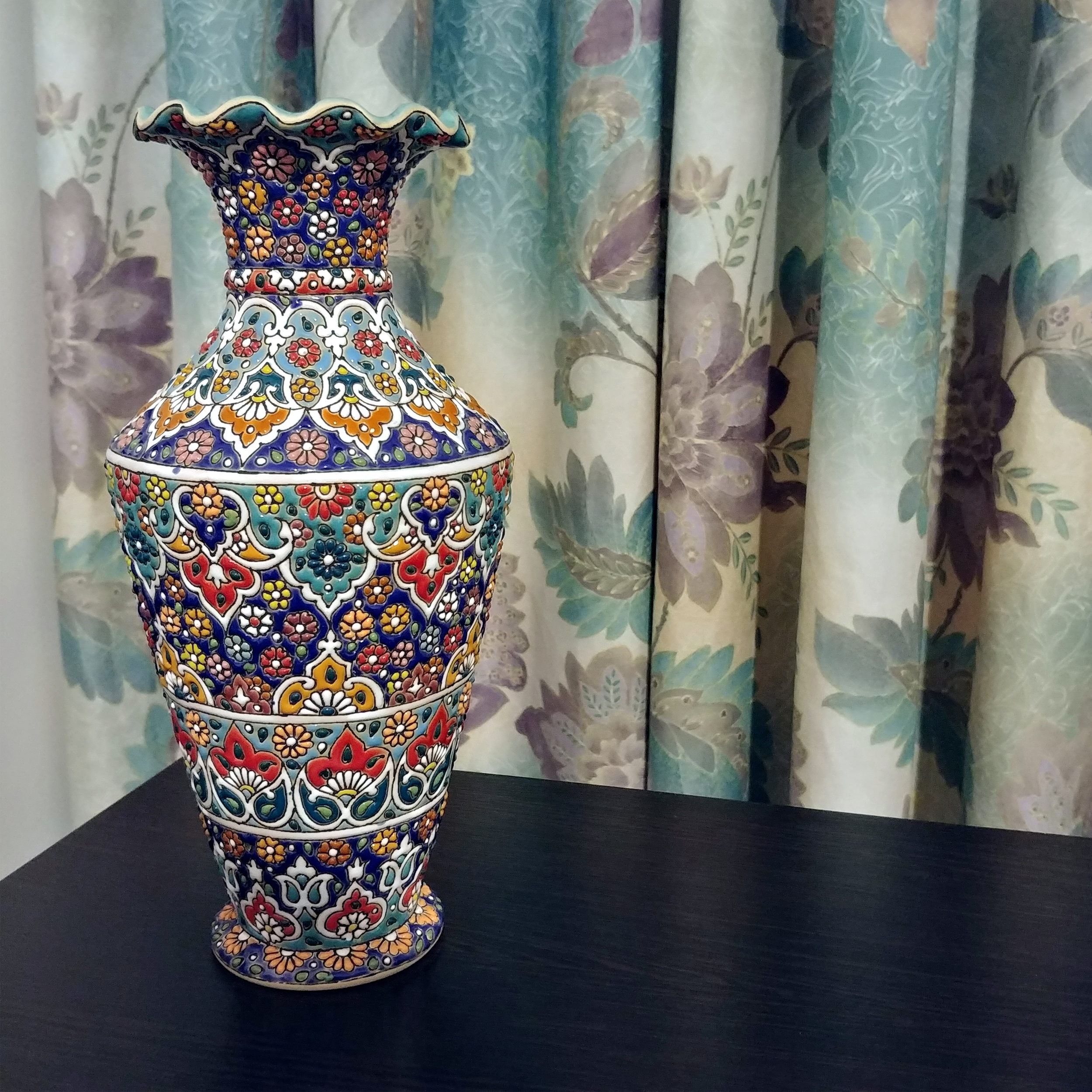 Earthen Enamel vase, code S13 