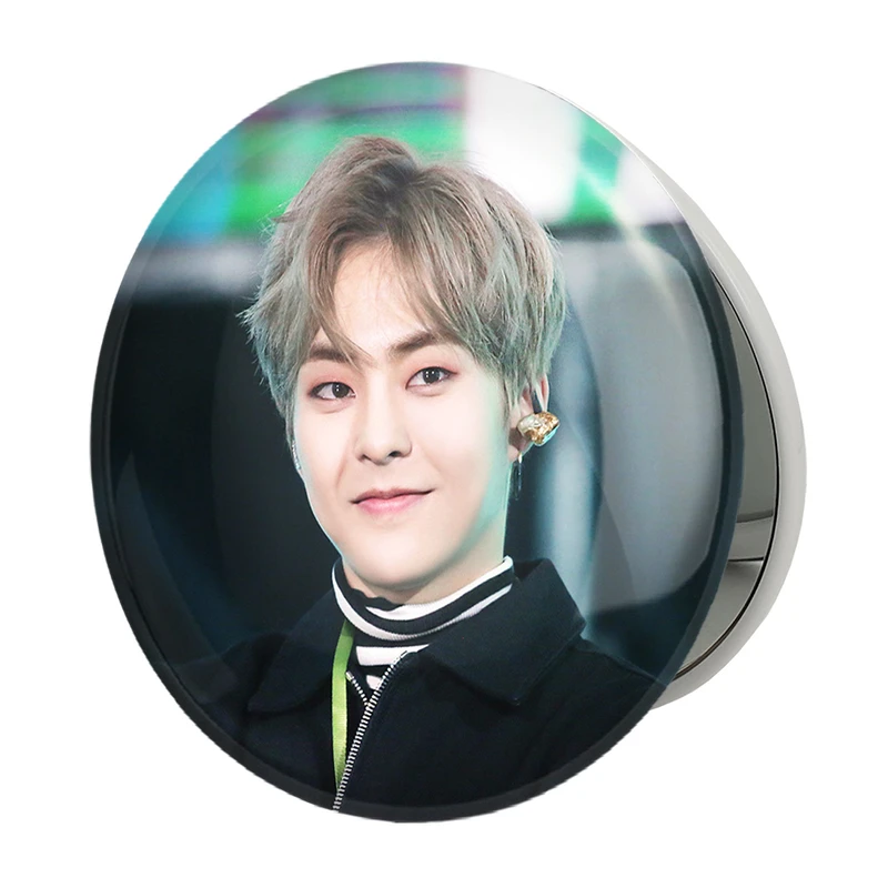 آینه جیبی خندالو طرح شیومین گروه اکسو EXO مدل تاشو کد 13522 