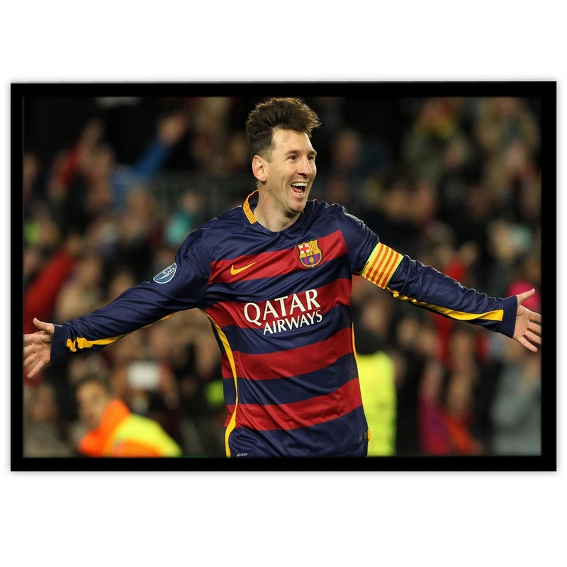 تابلو بکلیت طرح فوتبال لیونل مسی تیم بارسلونا مدل B-10692