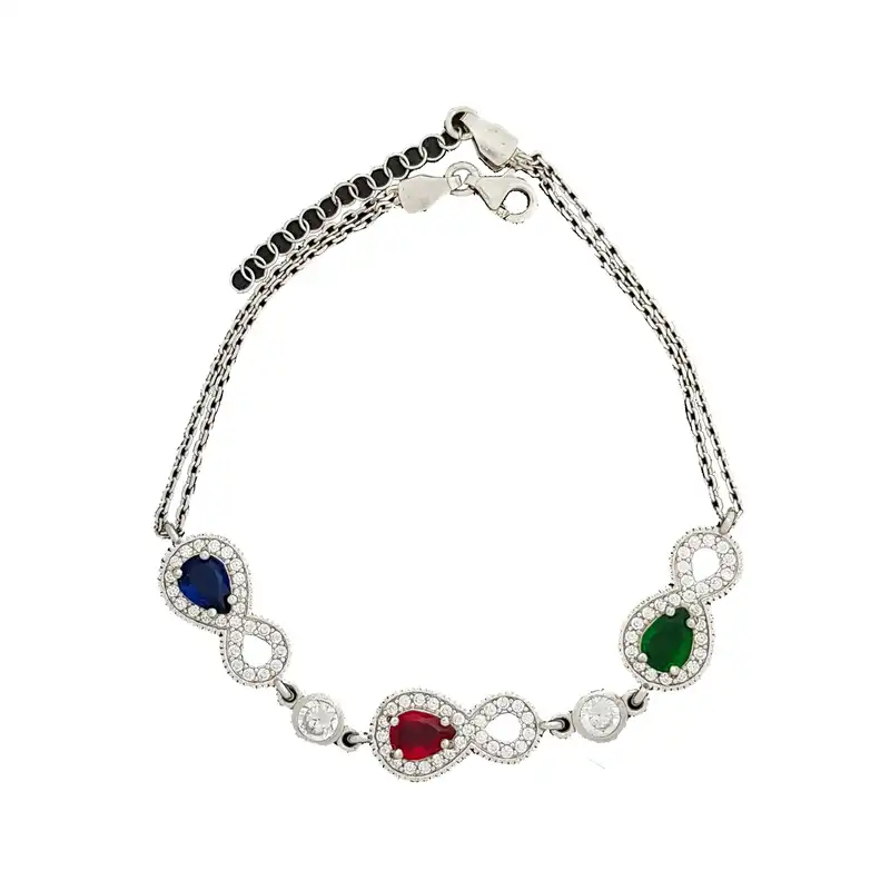 دستبند نقره زنانه مدل 734580