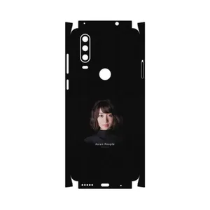 MAHOOT Portrait of an Asian Woman-FullSkin Cover Sticker for Motorola One Action
