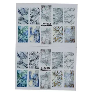 برچسب لنز ناخن رویاسنتر مدل 012 مجموعه 2 عددی