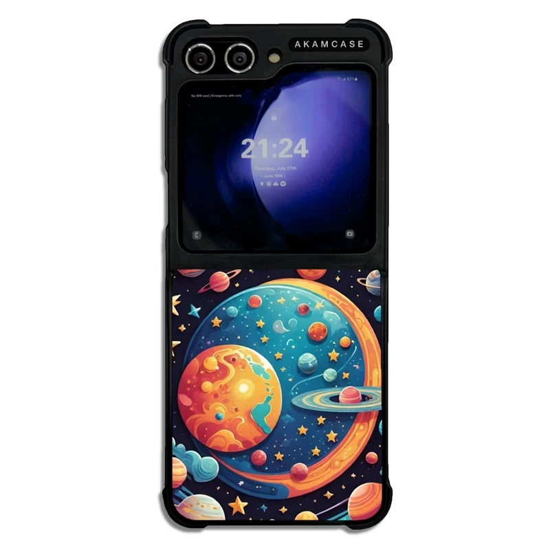 کاور آکام مدل AMC-WSGZFLIP5-ASTRONOMY-22 مناسب برای گوشی موبایل سامسونگ Galaxy Z Flip 5