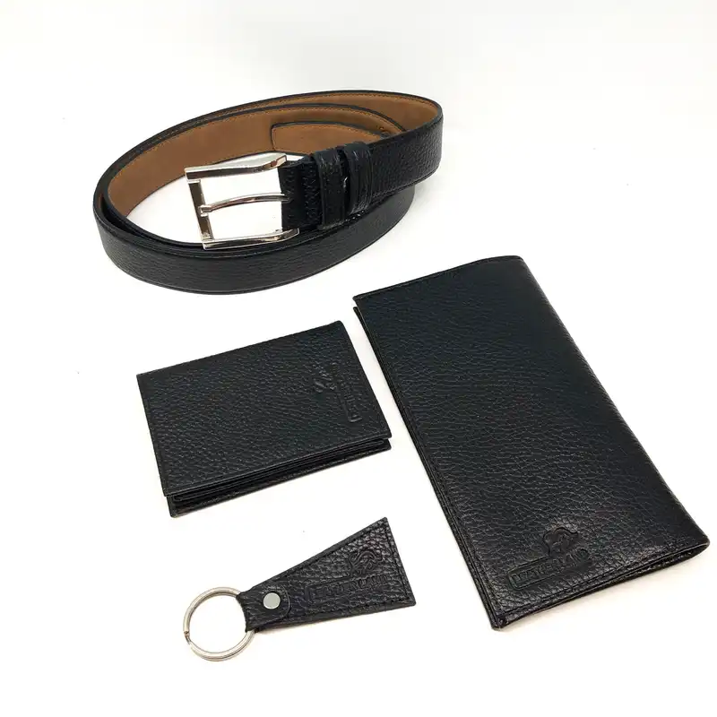 ست هدیه مردانه سرزمین چرم مدل 131057