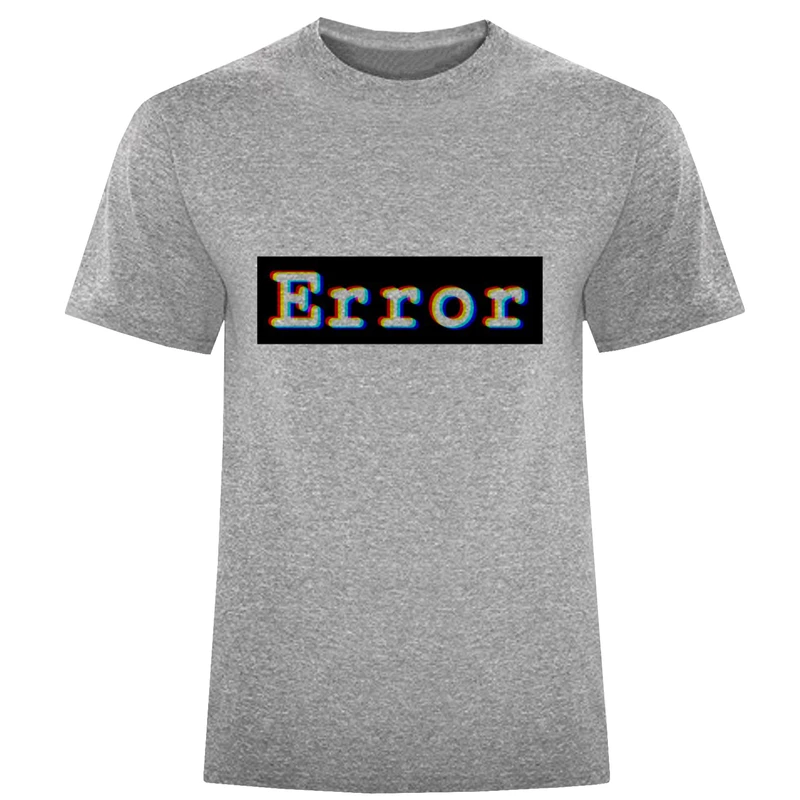 تی شرت آستین کوتاه مردانه مدل F1290 Error