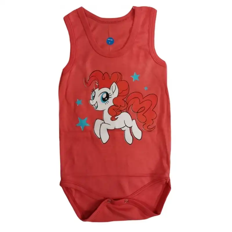 بادی نوزادی مدل اسب رنگ گلبهی