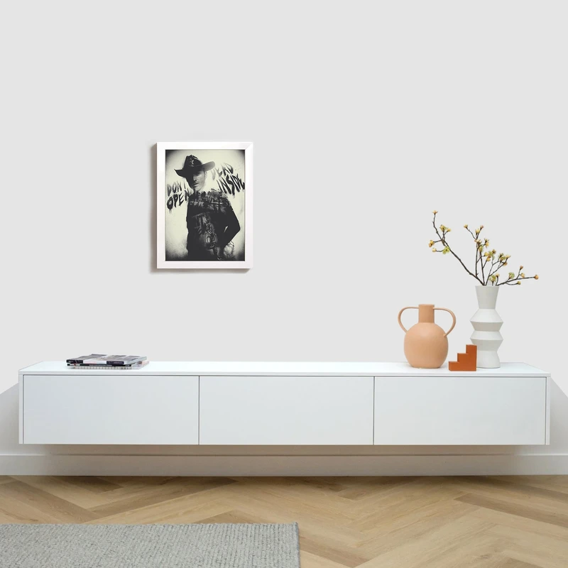 تابلو مدل سریال مردگان متحرک ریک گرایمز walking dead rick grimes W441
