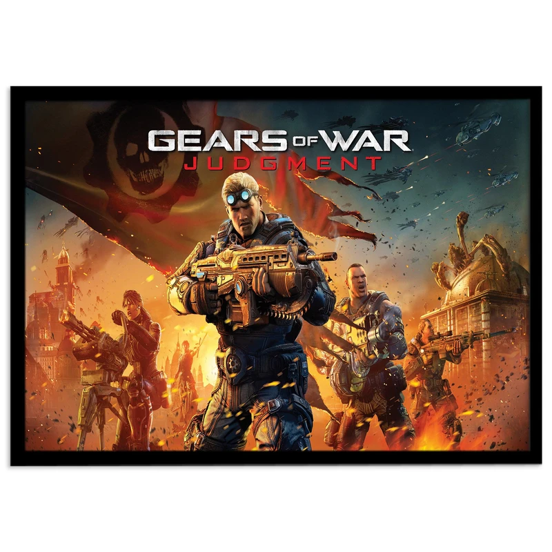 تابلو نوری بکلیت طرح بازی گیمنت Gears Of War مدل B-s1403