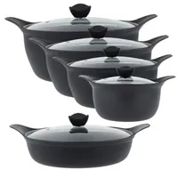 سرویس قابلمه و تابه چدنی 10 پارچه پارتینگ مدل NANO