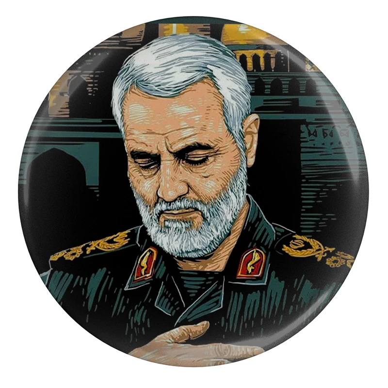 مگنت مدل S12634 طرح سردار شهید حاج قاسم سلیمانی