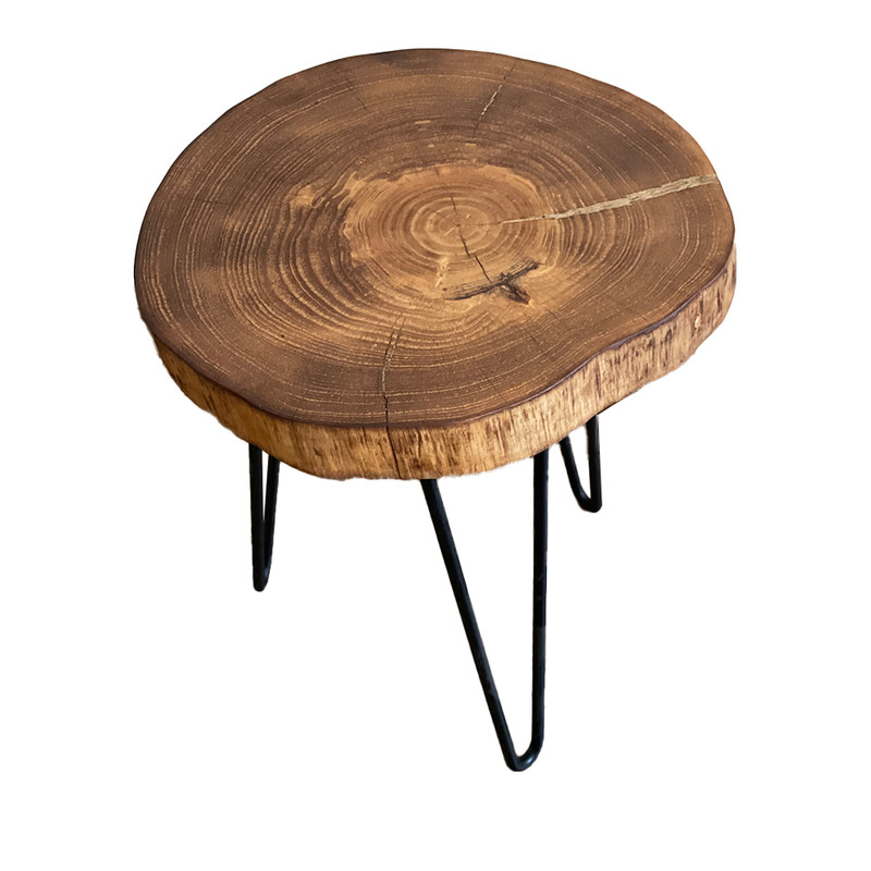 میز عسلی مدل چوبی طرح روستیک