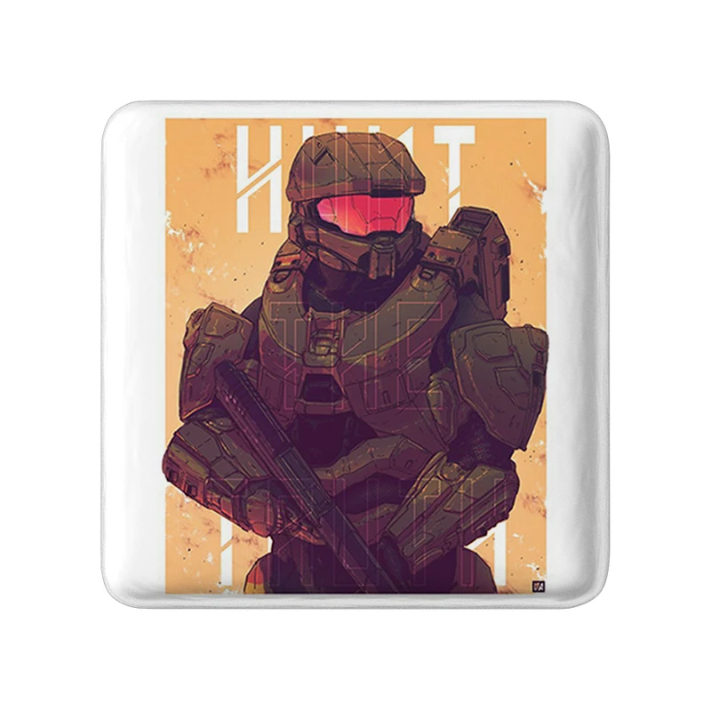 پیکسل خندالو طرح بازی هیلو (Halo) مدل مربعی کد 31493