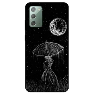 Megafone Girl and Moon 1369 Cover For Samsung Galaxy Note 20