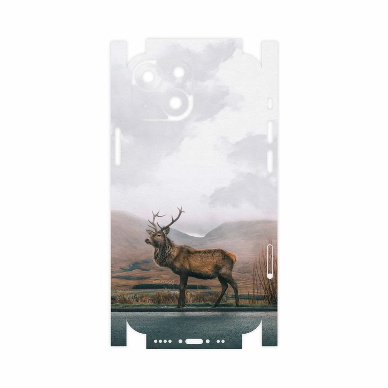 برچسب پوششی ماهوت مدل Horned-Deer-FullSkin مناسب برای گوشی موبایل اپل iPhone 13 Mini
