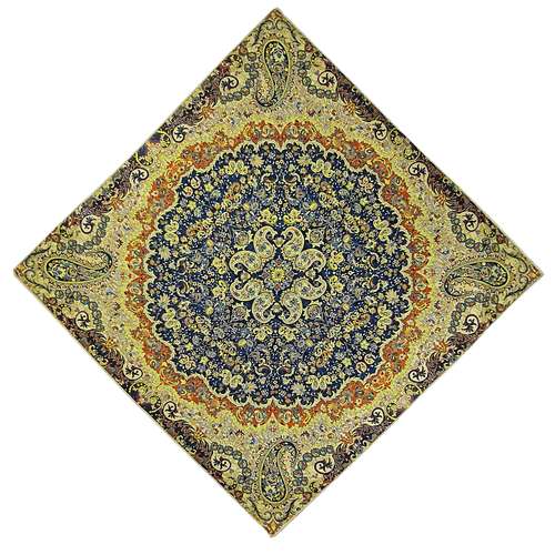 رومیزی ترمه مدل دیبا کد BL92