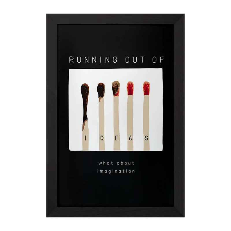 تابلو خندالو مدل Running Out Of کد F1535