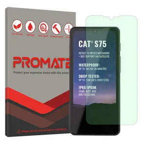 Promate Eye Care model green light protection screen protector suitable for CAT S75 mobile phone