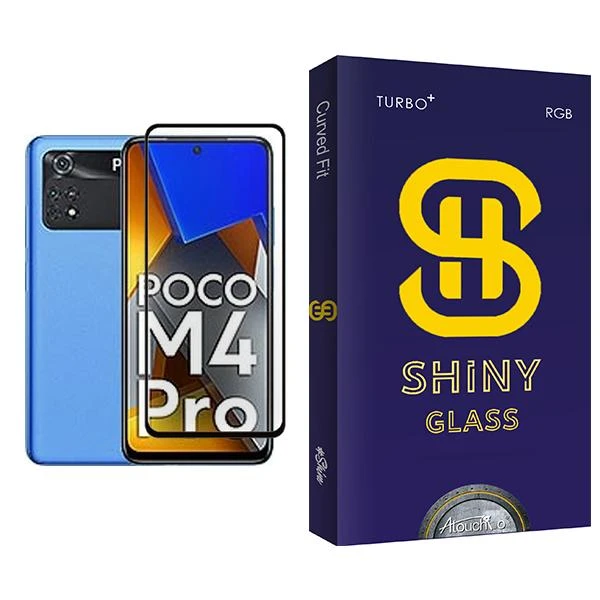 محافظ صفحه نمایش آتوچبو مدل Shiny Glass MIX001 مناسب برای گوشی موبایل شیائومی Poco M4 Pro
