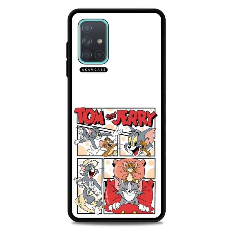 کاور آکام مدل AMC-WSGA71-TOM & JERRY13 مناسب برای گوشی موبایل سامسونگ Galaxy A71