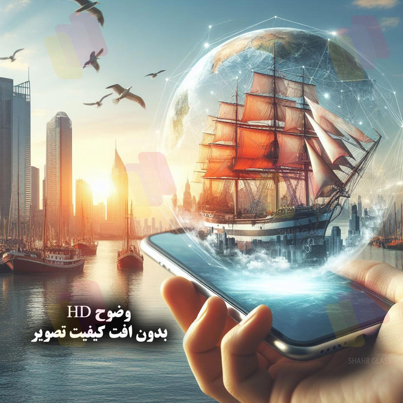 محافظ صفحه نمایش سوپردی شهر گلس مدل SHIPS مناسب برای گوشی موبایل شیائومی Redmi Note 9s / Note 9 Pro / Note 9 Pro Max