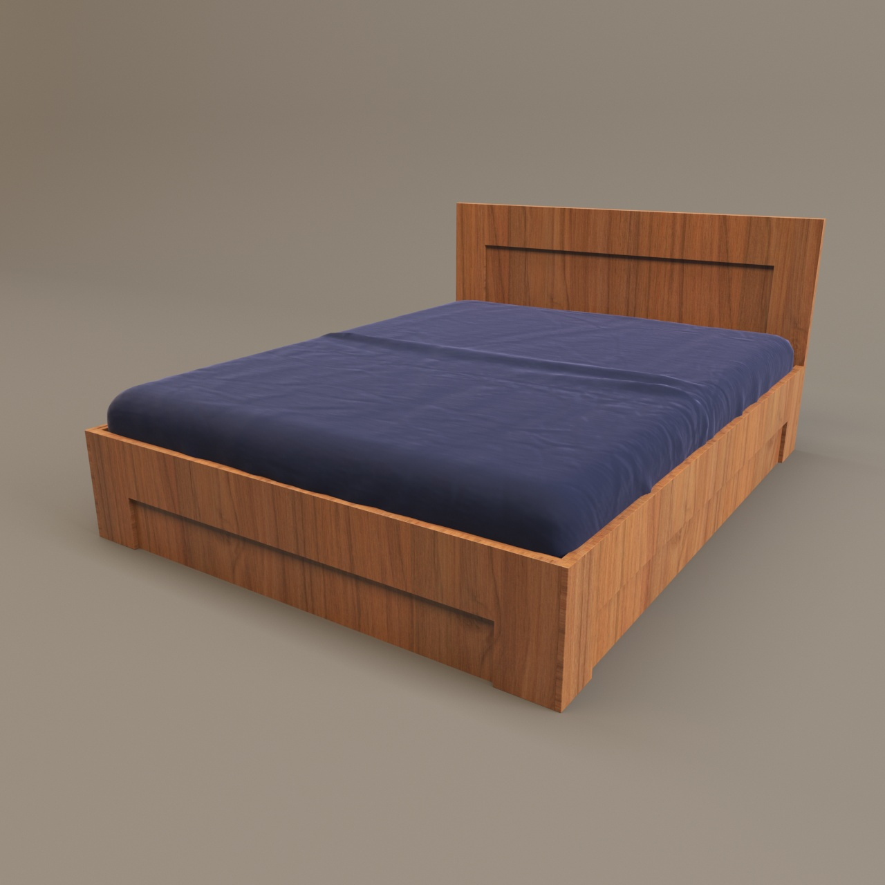تخت خواب دو نفره اعیان مدل FH303 سایز 160x200 سانتی متر