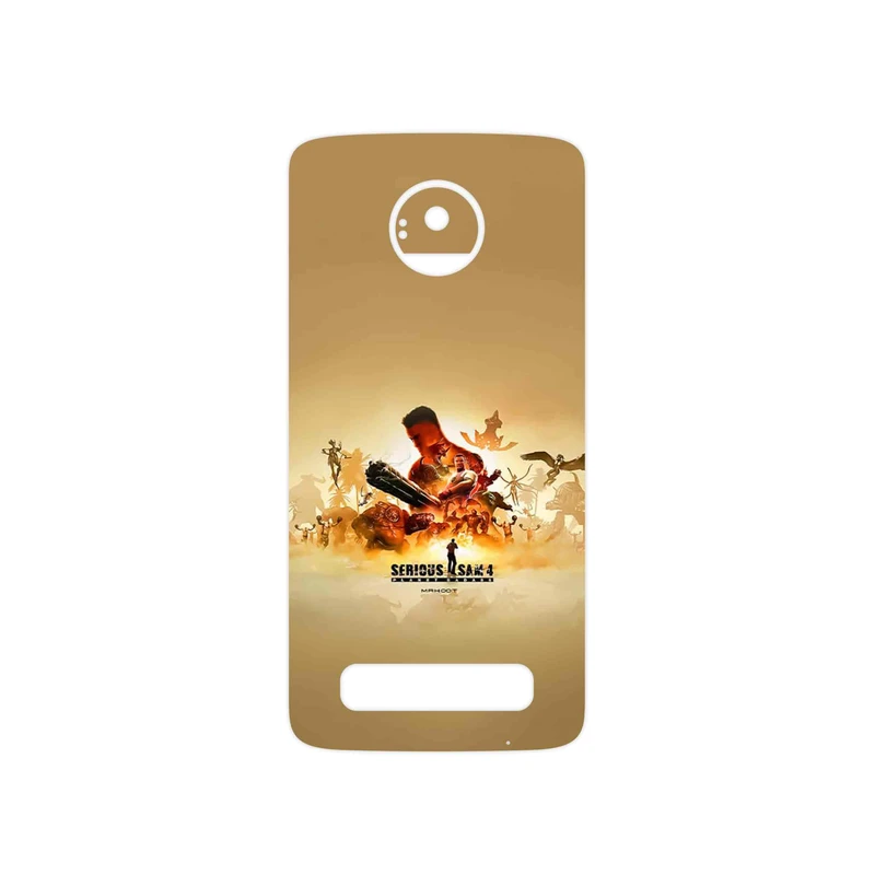برچسب پوششی ماهوت مدل Serious Sam Game Series مناسب برای گوشی موبایل موتورولا Moto Z