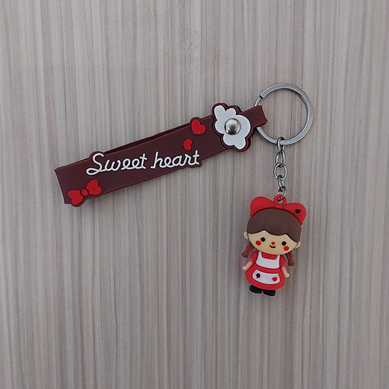 جاکلیدی مدل سیلیکونی طرح دختر کد 160262