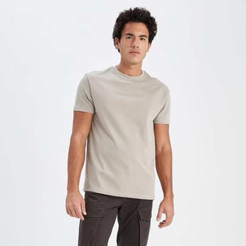 تی شرت آستین کوتاه مردانه دفکتو مدل Z3073AZ