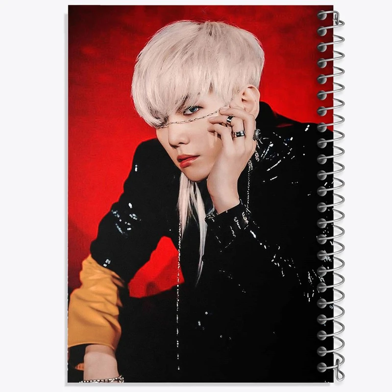 دفتر نت موسیقی 50 برگ خندالو مدل بکهیون گروه اکسو EXO کد 13618