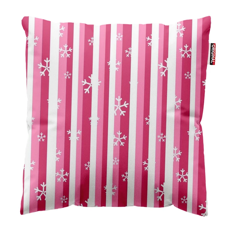 کوسن پاد آفرین طرح برف کد 3282 سایز 30*30 سانتی متر