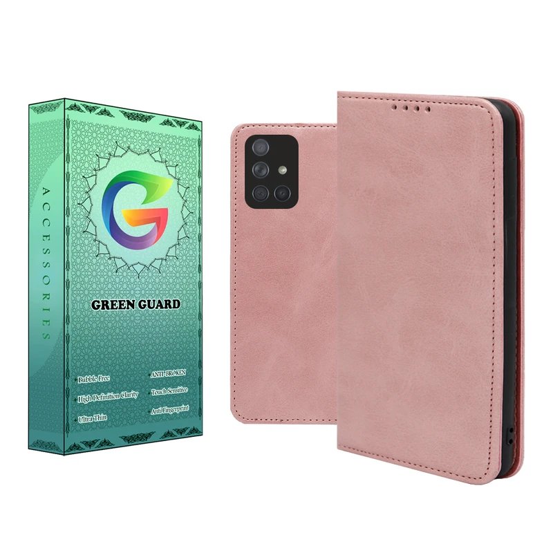  کیف کلاسوری گرین گارد طرح چرمی مدل Bitta مناسب برای گوشی موبایل سامسونگ Galaxy A71