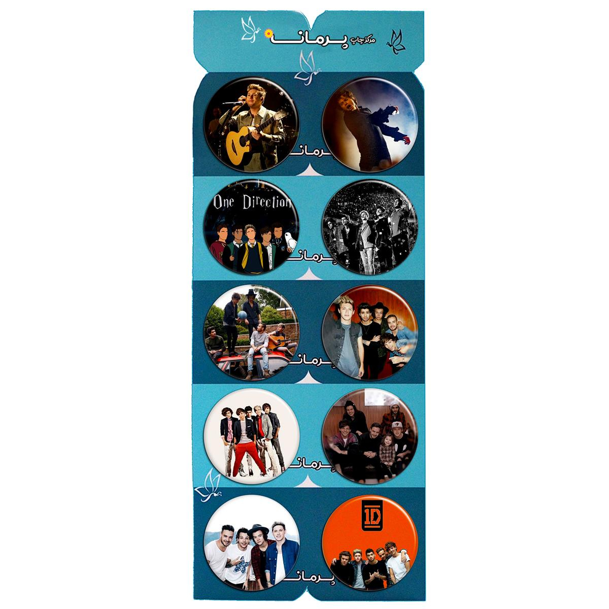 پیکسل پرمانه طرح One Direction کد pmg.5603 مجموعه 10 عددی