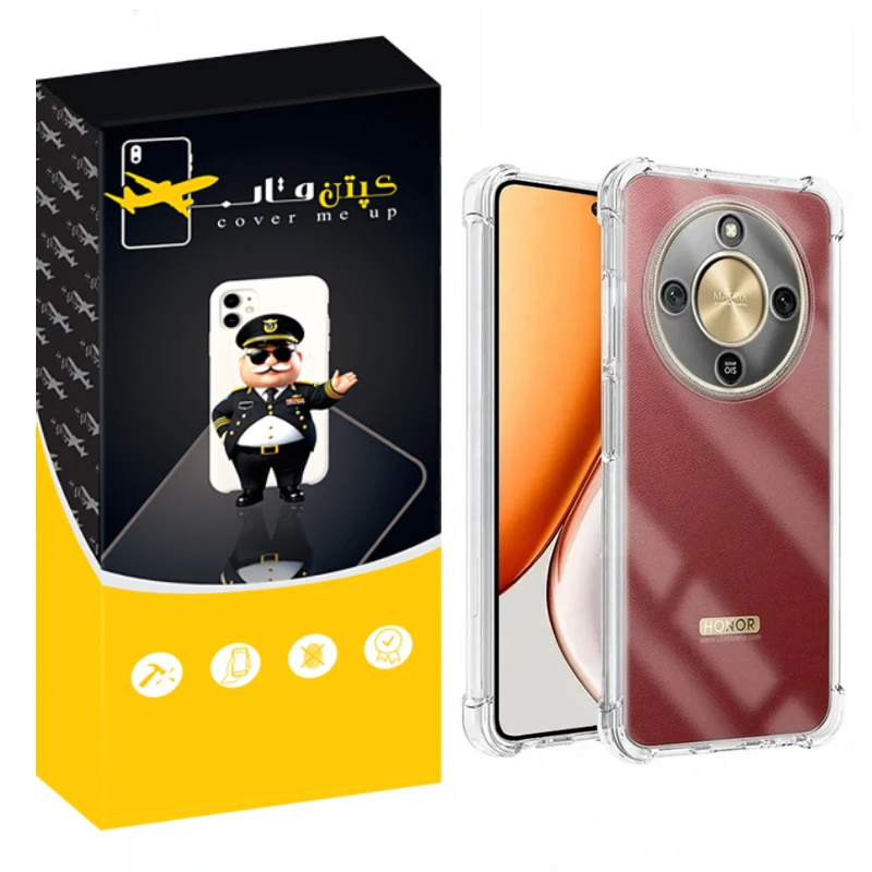 کاور کپتن قاب مدل Crystal مناسب برای گوشی موبایل آنر X9B