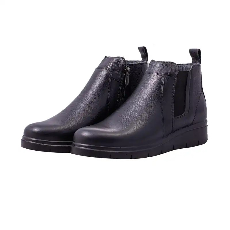 نیم بوت زنانه مدل زد رنگ مشکی