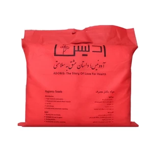 حوله یکبار مصرف ادنیس مدل 40 g سایز 40*80 بسته ۱۰۰ عددی