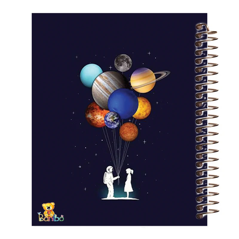 دفتر مشق 100 برگ بانیبو مدل سیاره ها کد 3126