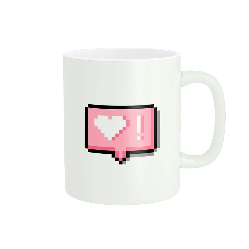 ماگ پاد آفرین مدل اعلان قلب پیکسلی کد 1722