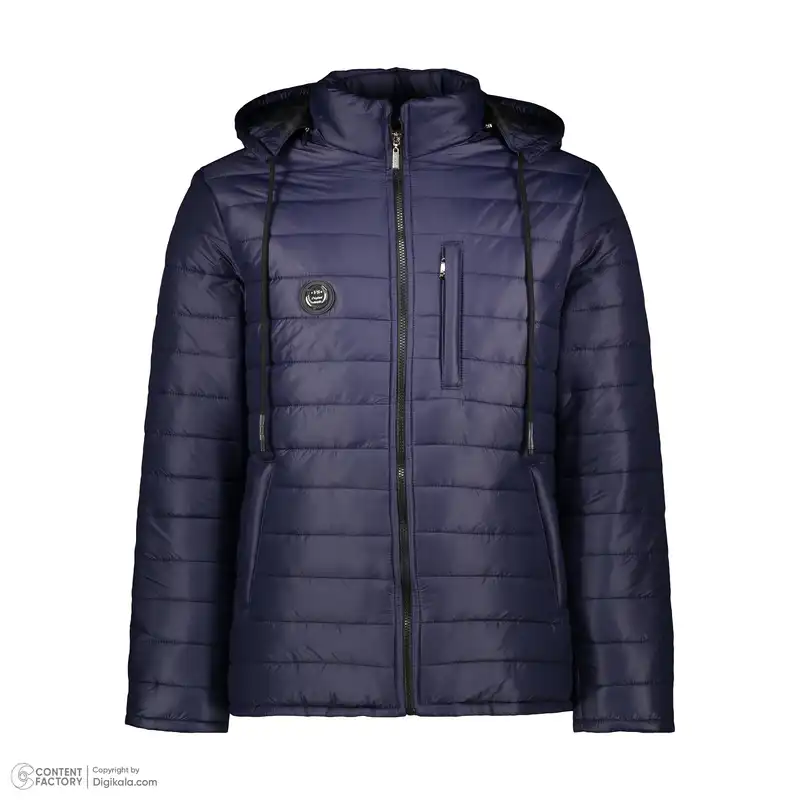 کاپشن مردانه مدل شمعی رنگ سرمه ای