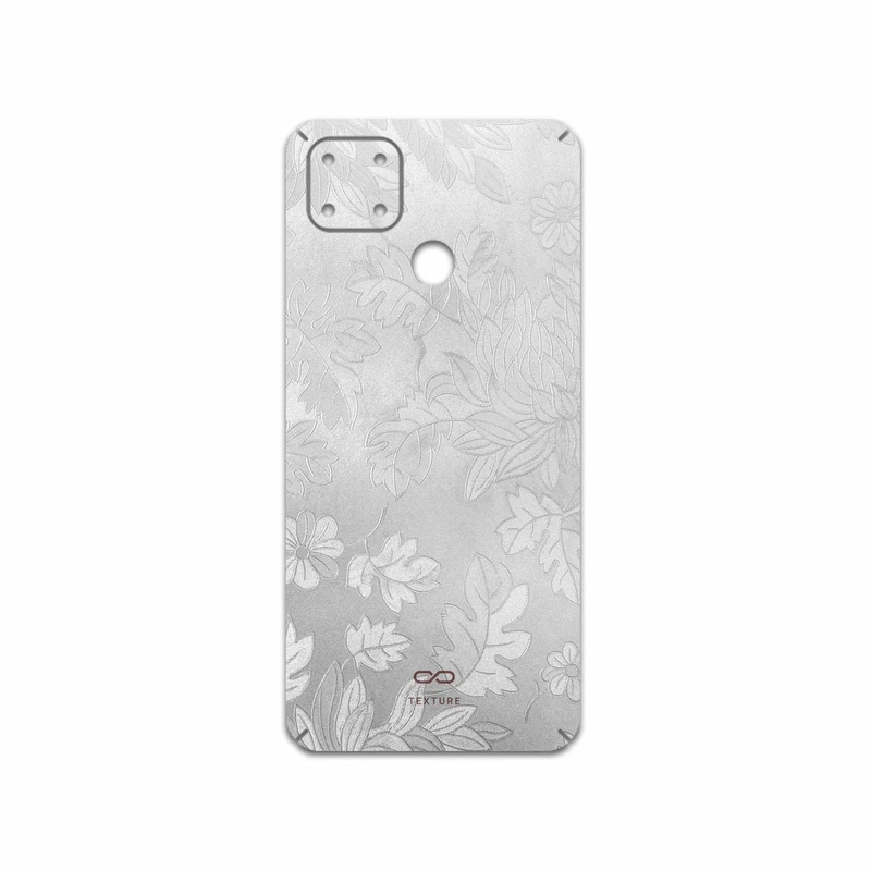 برچسب پوششی ماهوت مدل Silver-Wildflower مناسب برای گوشی موبایل ریلمی C25s