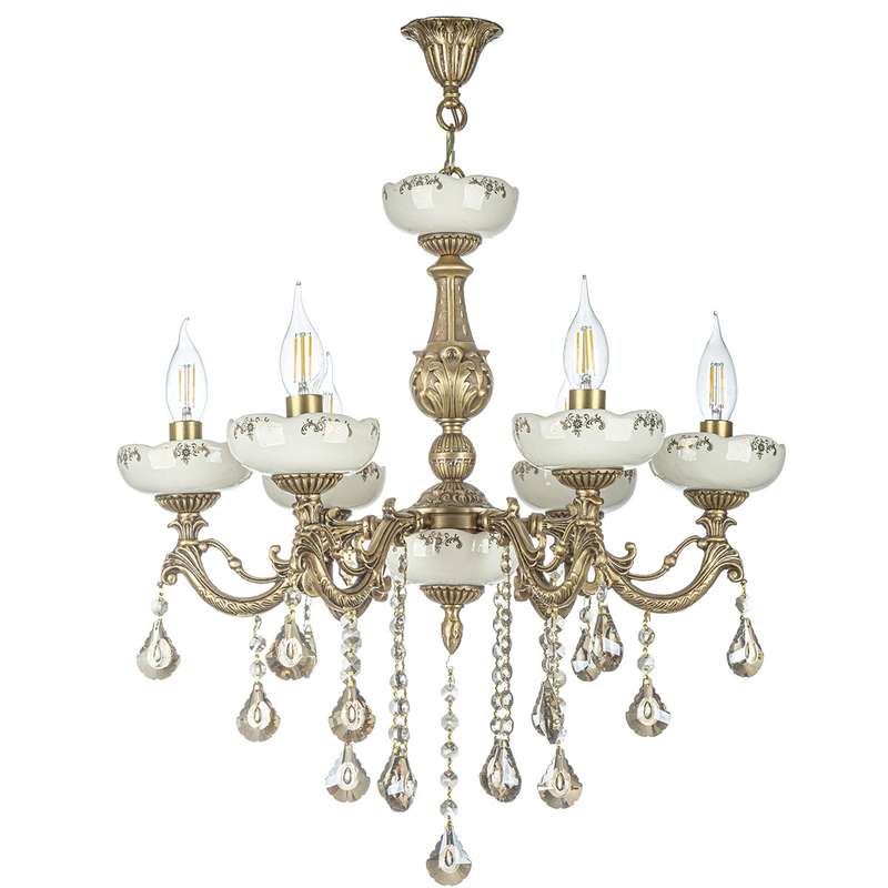 لوستر شش شعله چشمه نور کد C2820/6-B