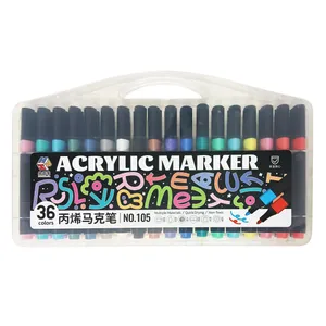 ماژیک چند منظوره مدل اکریلیک کد GA113 مجموعه 36 عددی