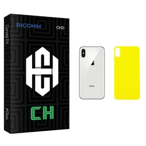 Ricomm CH glass Back Protector For Apple اپل iPhone X