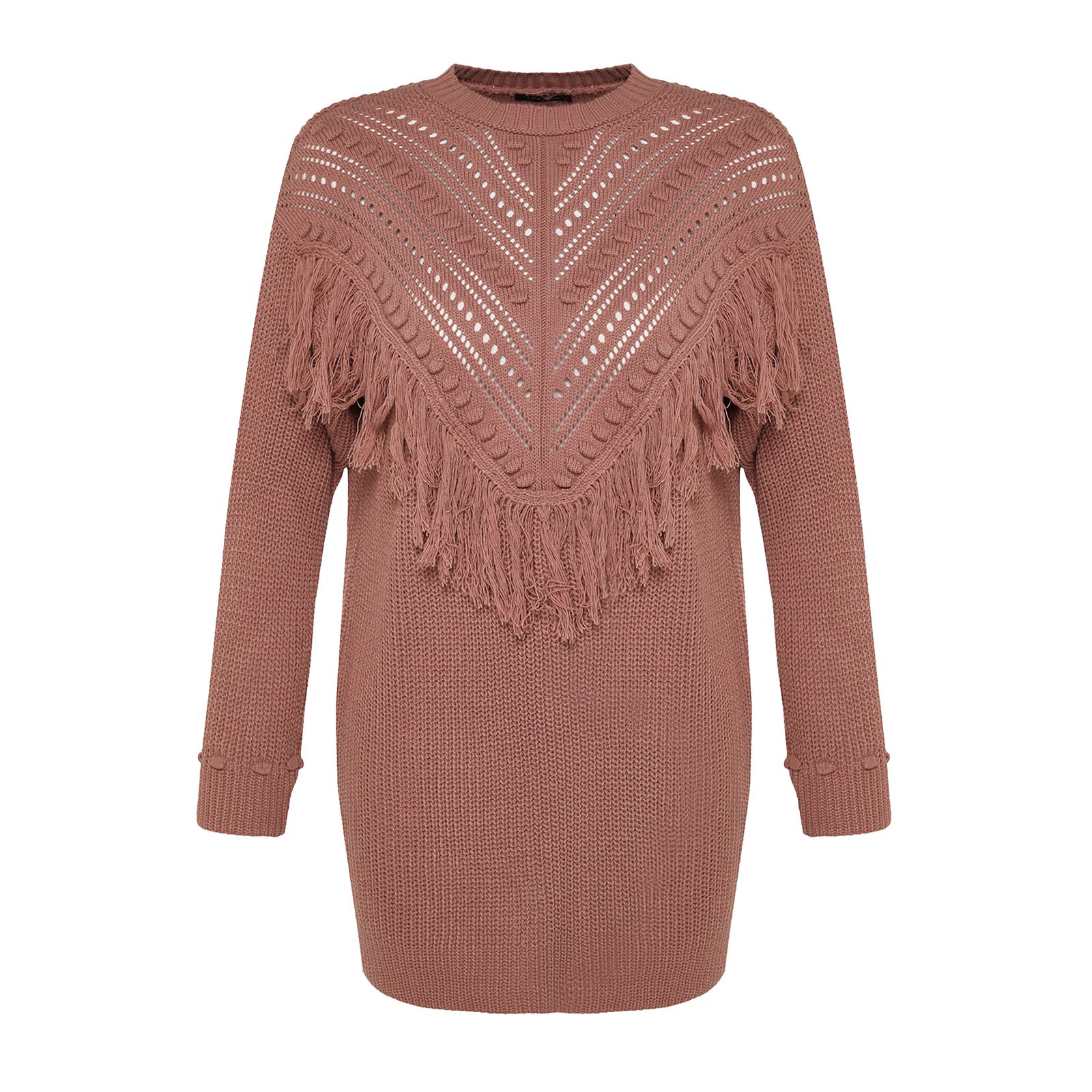 پلیور یقه گرد زنانه ترندیول مدل 678315924 - - 4