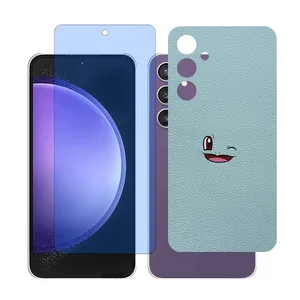 Glass Together model Anti-blue Screen Protector Suitable for Samsung Galaxy A55 Mobile Phone with Back cover sticker