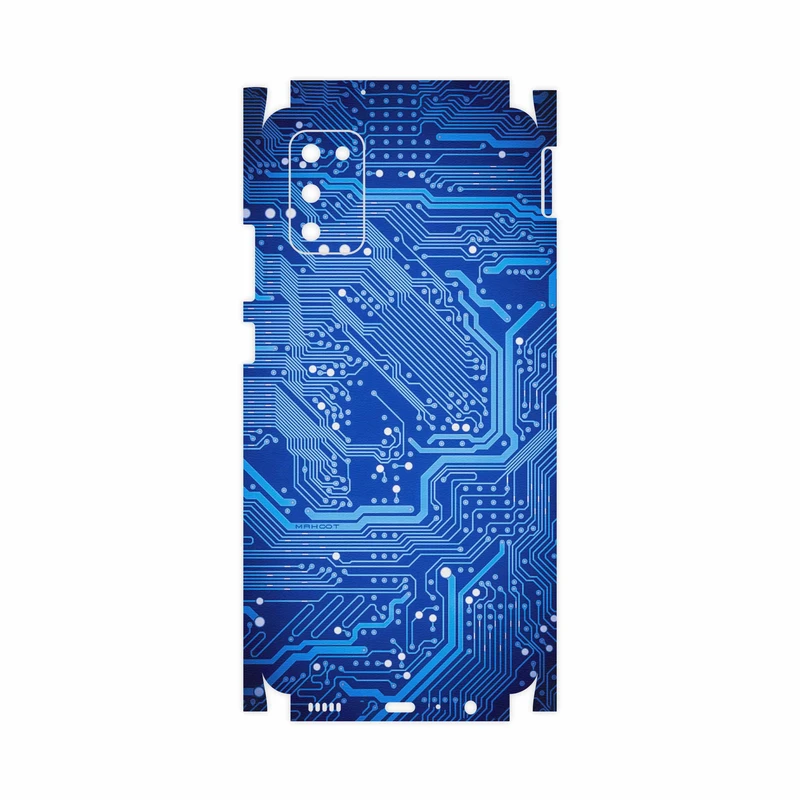برچسب پوششی ماهوت مدل Blue Printed Circuit Board-FullSkin مناسب برای گوشی موبایل سامسونگ Galaxy A02S