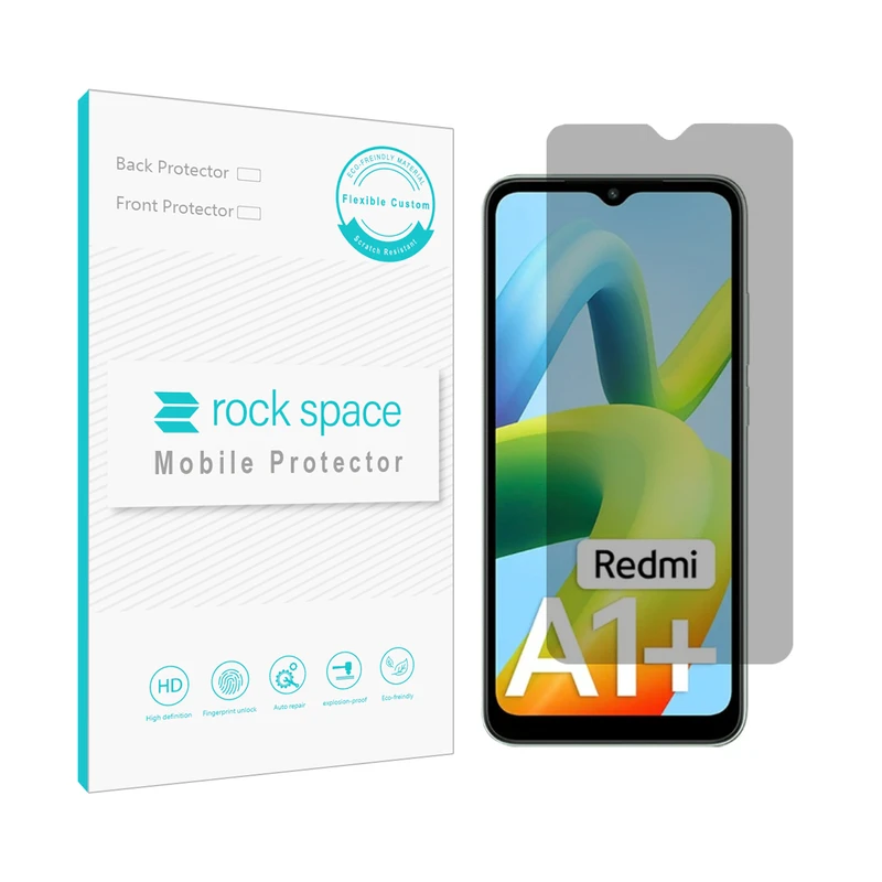 محافظ صفحه نمایش حریم شخصی راک اسپیس مدل HyPRV مناسب برای گوشی موبایل شیائومی Redmi A1 Plus
